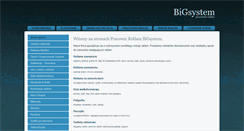 Desktop Screenshot of bigsystem.pl