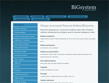 Tablet Screenshot of bigsystem.pl